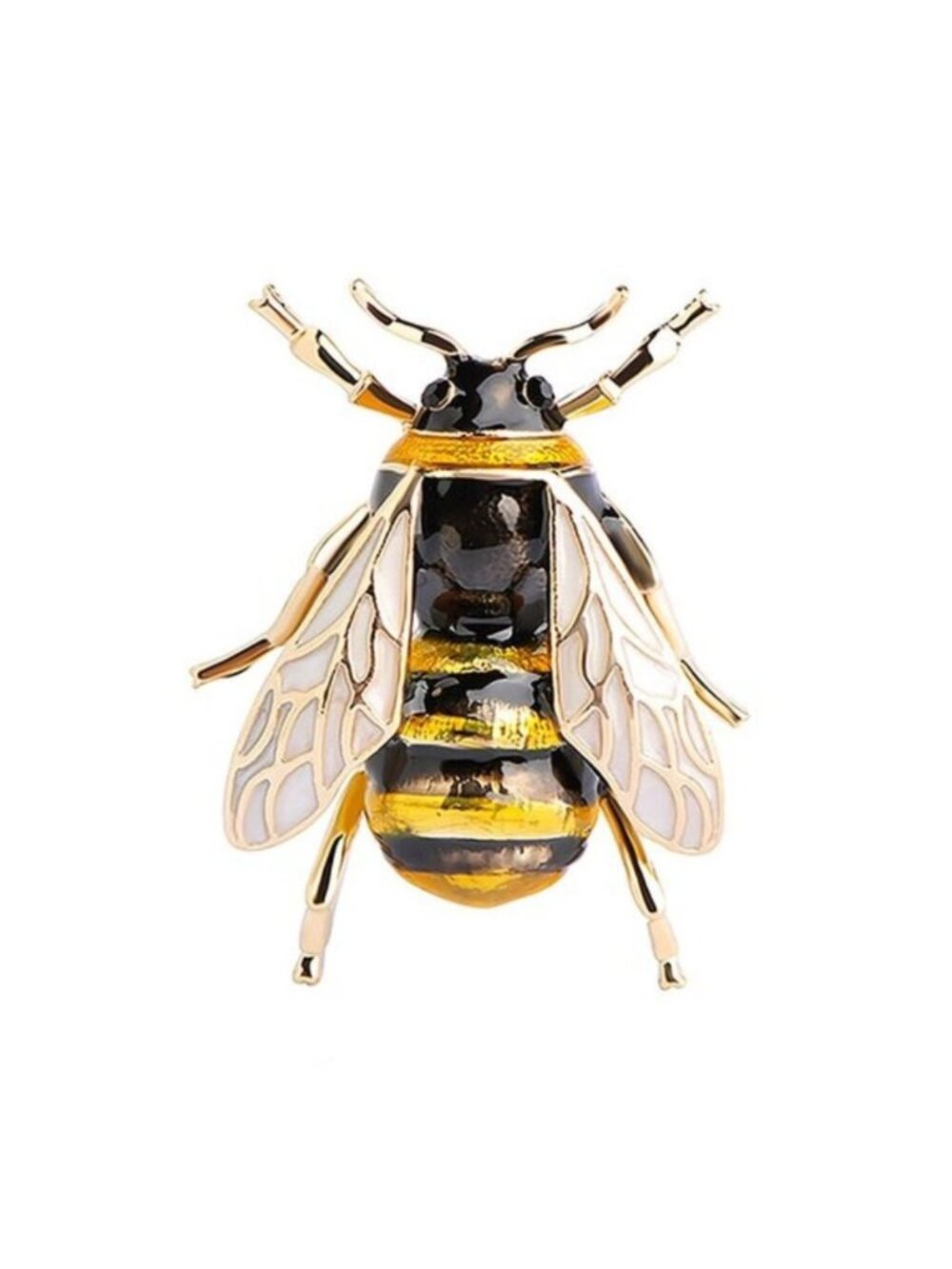 Bee Enamel Brooch Gift Jewelry Insect Pin